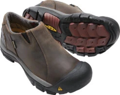 'Keen Outdoor' Men's Brixen Low 200GR WP Slip On - Slate Black / Madder Brown -Sports Equipment Store 1002269 PPS large 1024x1024@2x