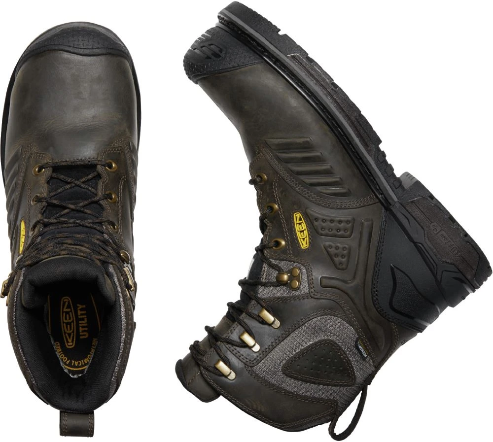 'Keen Utility' Men's 8" Philadelphia 600GR EH WP Comp Toe - Cascade Brown / Black 4 'Keen Utility' Men's 8" Philadelphia 600GR EH WP Comp Toe - Cascade Brown / Black - Image 2