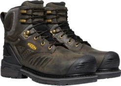 'Keen Utility' Men's 6" Philadelphia WP Comp Toe - Cascade Brown / Black -Sports Equipment Store 1022110 PLA large 1024x1024@2x