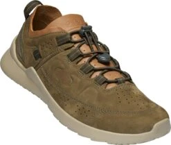 'Keen Outdoor' Men's Highland Oxford Sneaker - Dark Olive / Plaza Taupe -Sports Equipment Store 1022662 3Q large 1024x1024@2x
