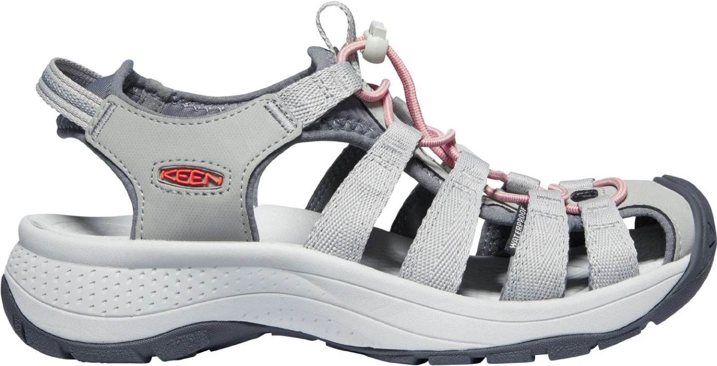 'Keen Outdoor' Women's Astoria West Sandal - Grey / Coral 3 'Keen Outdoor' Women's Astoria West Sandal - Grey / Coral