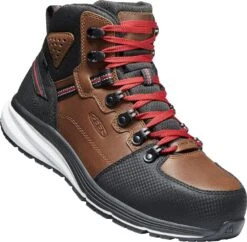 'Keen Utility' Men's Red Hook EH WP Comp Toe Hiker - Tobacco / Black -Sports Equipment Store 1024576 3Q large 1024x1024@2x