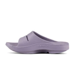 'OOFOS' Women's OOahh Slide Sandal - Mauve -Sports Equipment Store 1100MAUVE shot4 1024x1024@2x
