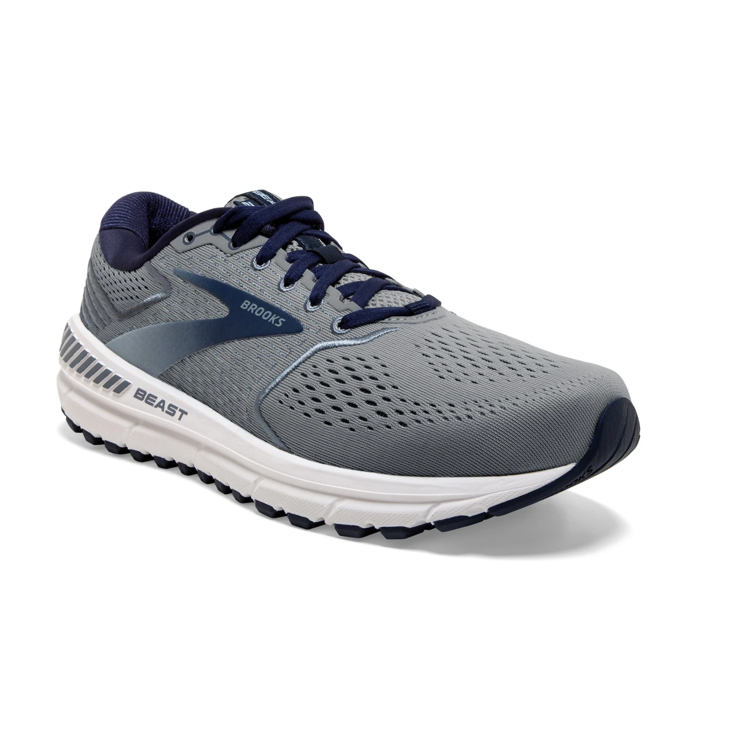 'Brooks' Men's Beast 20 - Blue / Grey / Peacoat 4 'Brooks' Men's Beast 20 - Blue / Grey / Peacoat - Image 2