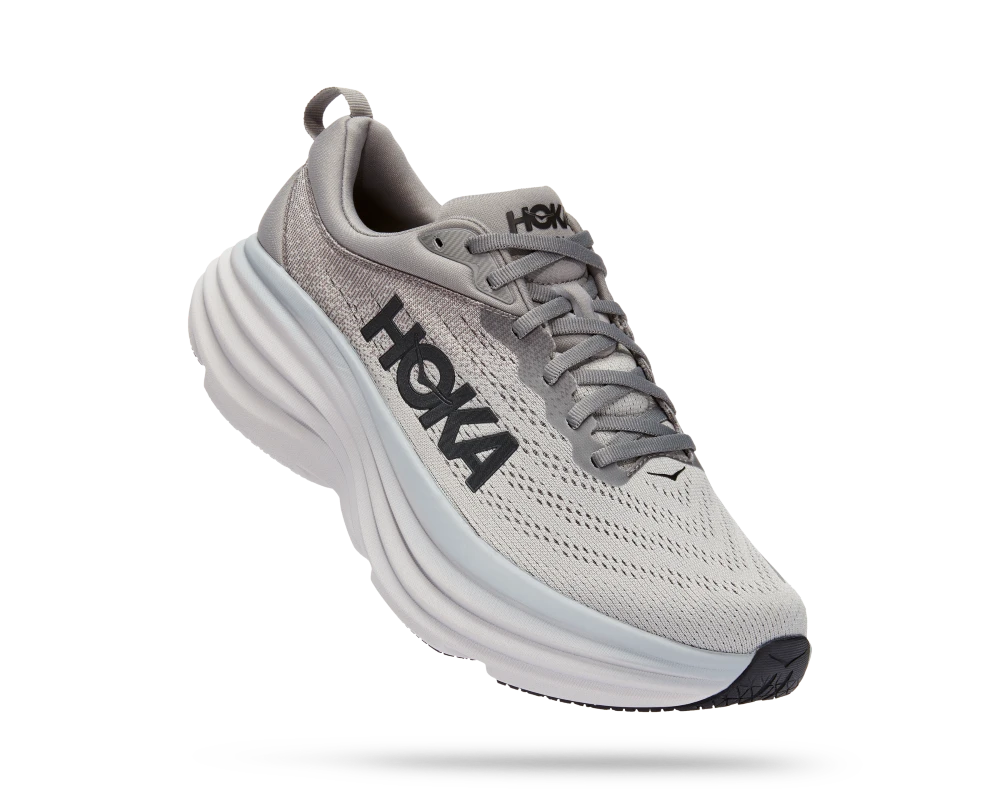 'HOKA' Men's Bondi 8 - Sharkskin / Harbor Mist (X-Wide) 3 'HOKA' Men's Bondi 8 - Sharkskin / Harbor Mist (X-Wide)