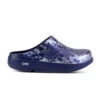 'OOFOS' Women's OOcloog Clog Limited Edition - Navy / Silver Snake -Sports Equipment Store 1203NVYSILSNK shot1 1024x1024@2x
