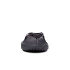 'OOFOS' Women's OOlala Thong - Black Patent -Sports Equipment Store 1400BLK 3 1024x1024@2x