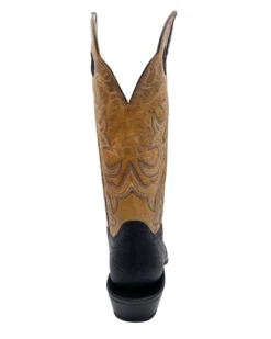 'Hondo Boots' Men's 14" Nubuck Bullhide Western Round Toe - Black / Tan -Sports Equipment Store 22842 1024x1024@2x