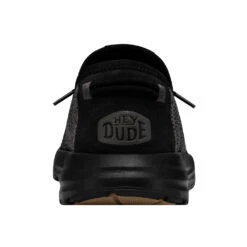 'Hey Dude' Men's Sirocco Sneaker - Black -Sports Equipment Store 40140 0WM SIROCCO BLACKNIGHT RIGHTBACK 1024x1024@2x