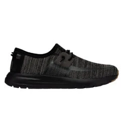 'Hey Dude' Men's Sirocco Sneaker - Black -Sports Equipment Store 40140 0WM SIROCCO BLACKNIGHT RIGHTSIDE 1024x1024@2x