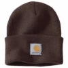 'Carhartt' Acrylic Knit Watch Hat - Dark Brown -Sports Equipment Store A18 DKB S19 1024x1024@2x
