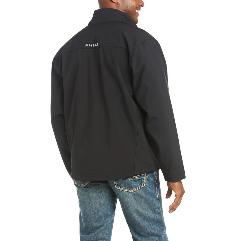 'Ariat' Men's Vernon 2.0 Softshell Jacket - Black 5 'Ariat' Men's Vernon 2.0 Softshell Jacket - Black - Image 3
