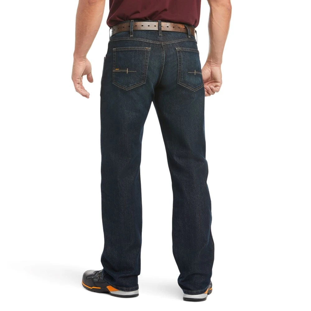 'Ariat' Men's Rebar M5 Slim Straight Leg - Blackstone 4 'Ariat' Men's Rebar M5 Slim Straight Leg - Blackstone - Image 2