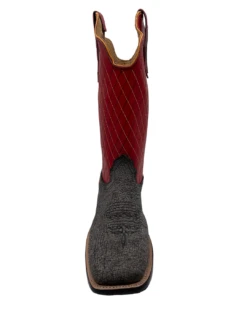 'Fenoglio' Men's 13" Cape Buffalo Western Square Toe - Grey / Red -Sports Equipment Store FB342426283 1024x1024@2x