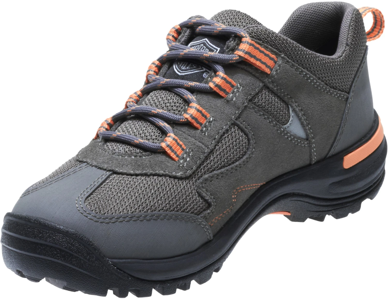 'Harley Davidson' Women's Wincrest Oxford - Grey / Light Orange 6 'Harley Davidson' Women's Wincrest Oxford - Grey / Light Orange - Image 4