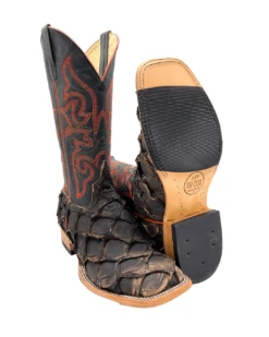 'Anderson Bean' Men's 13" HorsePower Top Hand Big Bass Square Toe - Pirarucu / Royal Blue Mad Dog -Sports Equipment Store HP80066 1024x1024@2x