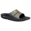 'OOFOS' Women's OOahh Luxe Slide - Latte -Sports Equipment Store OOahh Luxe 1101 Black Latte 1024x1024@2x