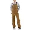 'Carhartt' Men's Unlined Duck Zip To Thigh Bib Overall - Carhartt Brown -Sports Equipment Store R37BRN MF18 1024x1024@2x