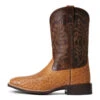 'Ariat' Men's 11" Night Life Ultra Western Square Toe - Ranger Smooth Quill Ostrich / Beam Brown -Sports Equipment Store S22 MNS WEST 10040345 side 1024x1024@2x