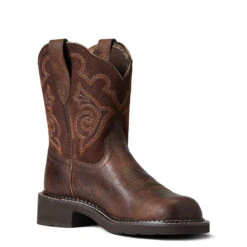 'Ariat' Women's 8" Fatbaby Heritage Tess Western Round Toe - Forest Brown / Jamocha 12 'Ariat' Women's 8" Fatbaby Heritage Tess Western Round Toe - Forest Brown / Jamocha -Sports Equipment Store S22 WMS WEST 10040264 medial 1024x1024@2x
