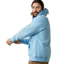 'Ariat' Men's Rebar Graphic Hoodie - Dutch Canal Heather / Alloy 9 'Ariat' Men's Rebar Graphic Hoodie - Dutch Canal Heather / Alloy -Sports Equipment Store S23 MNS WORK 10043589 detail03 1024x1024@2x