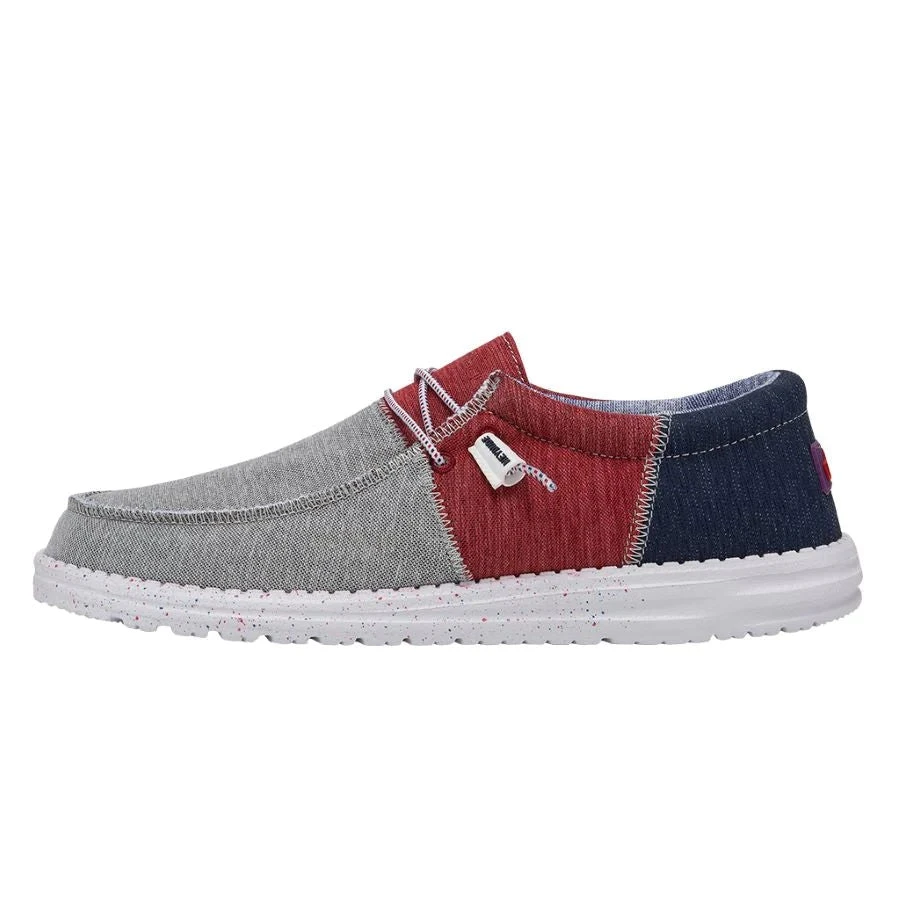 'Hey Dude' Men's Wally Sox - Tri Fans Red White Blue 8 'Hey Dude' Men's Wally Sox - Tri Fans Red White Blue - Image 6